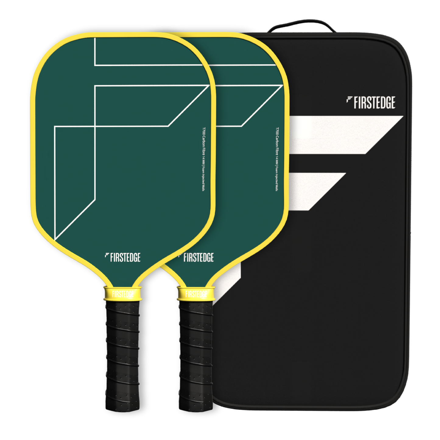 FirstEdge Maxstrike Japanese Toray T700 Carbon Fibre Pickleball Paddle (With Cover)