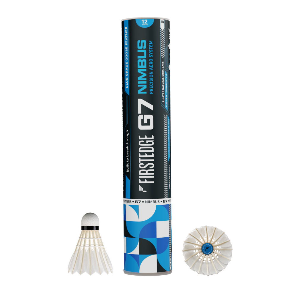 G7 Nimbus Goose Feather Shuttlecock (Pack of 12)
