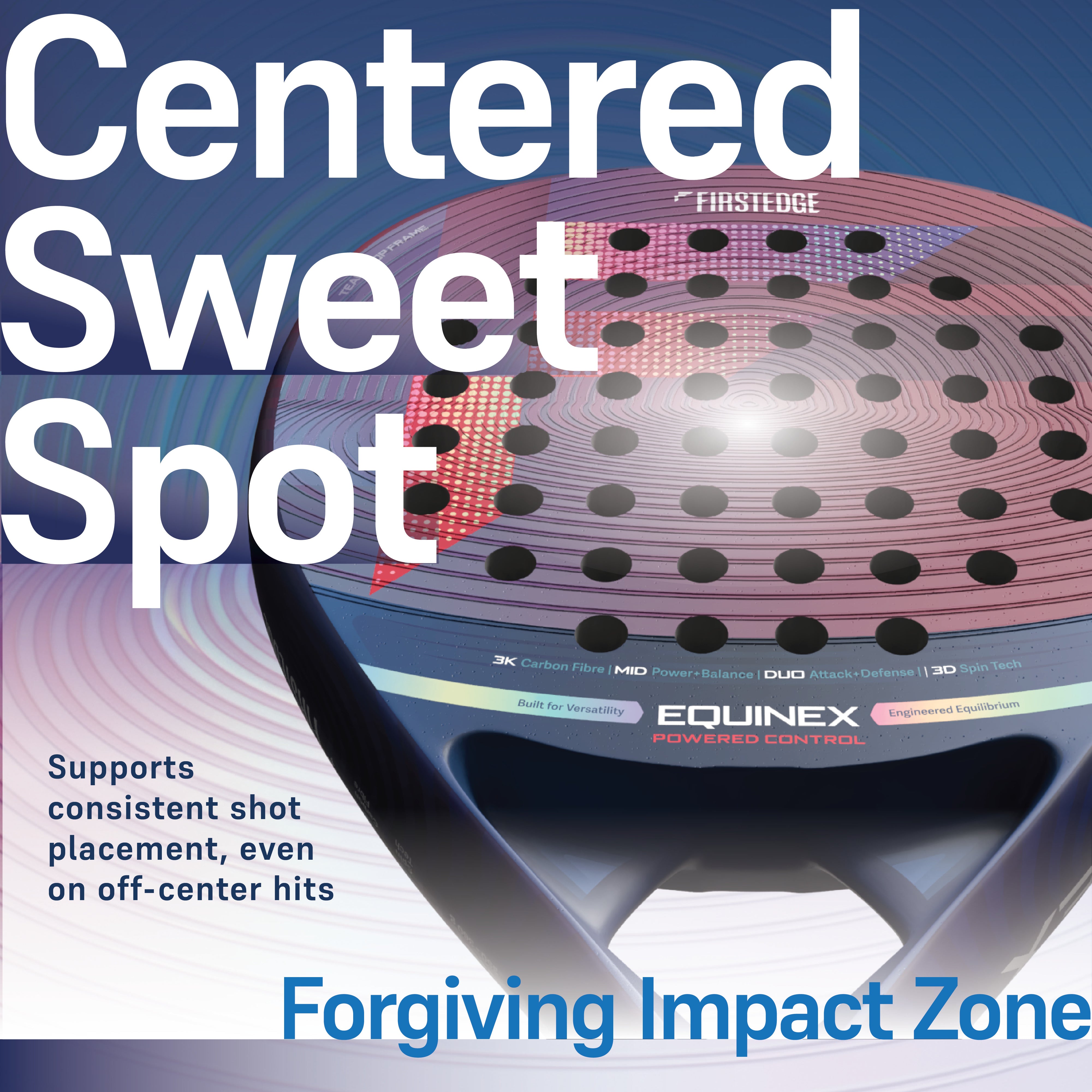 Equinex 3K Carbon Fibre Padel Racket