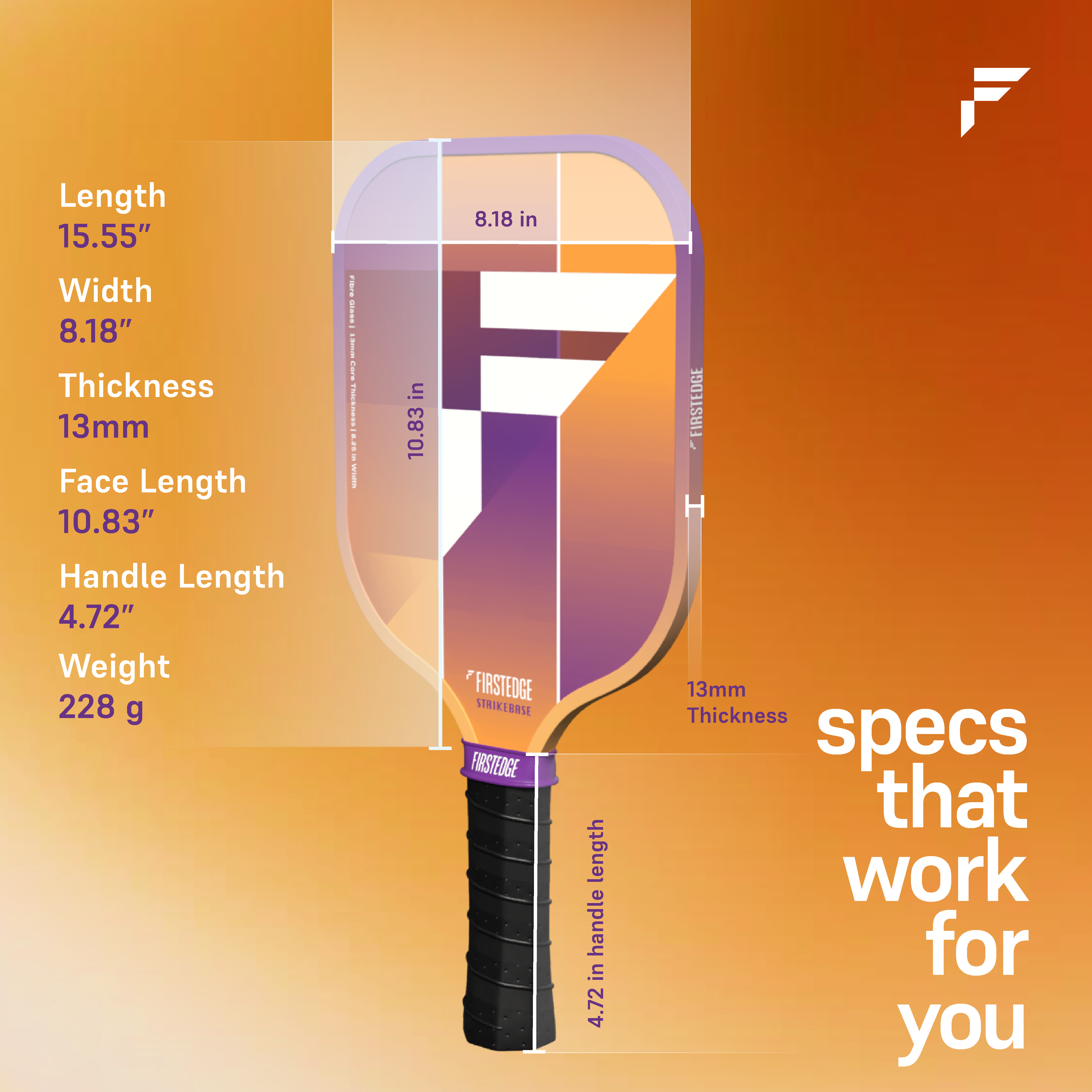 StrikeBase Pickleball Set (2 Paddles + 2 Balls)