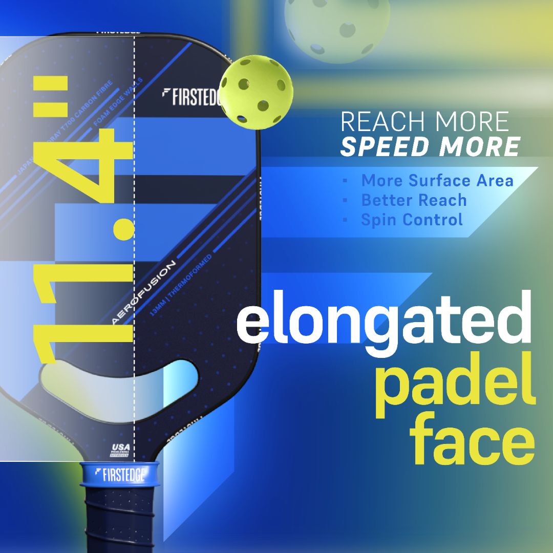 AeroFusion Edgeless Japanese Toray T700 Carbon Pickleball Paddle