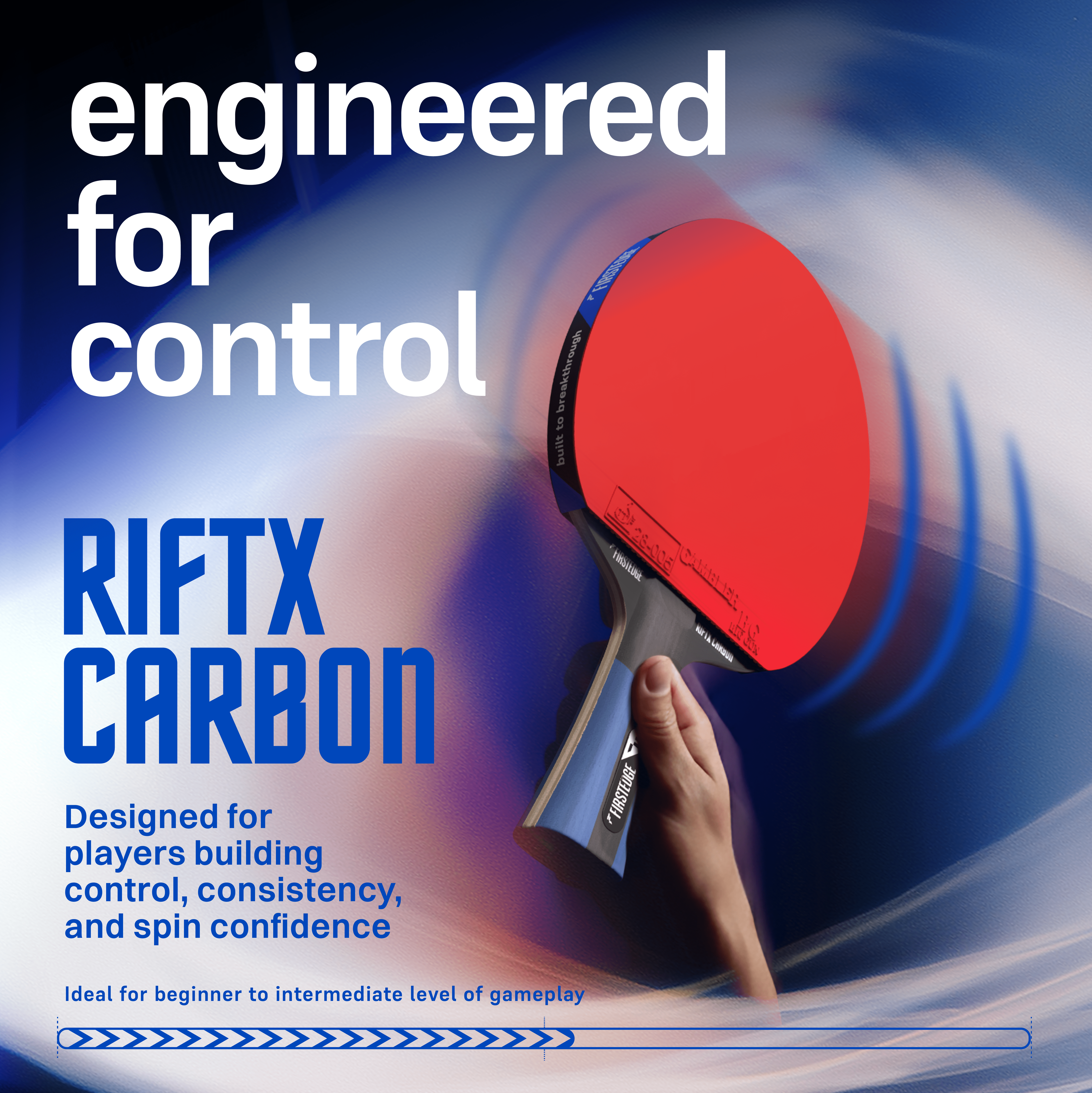 RiftX Carbon Table Tennis Racket
