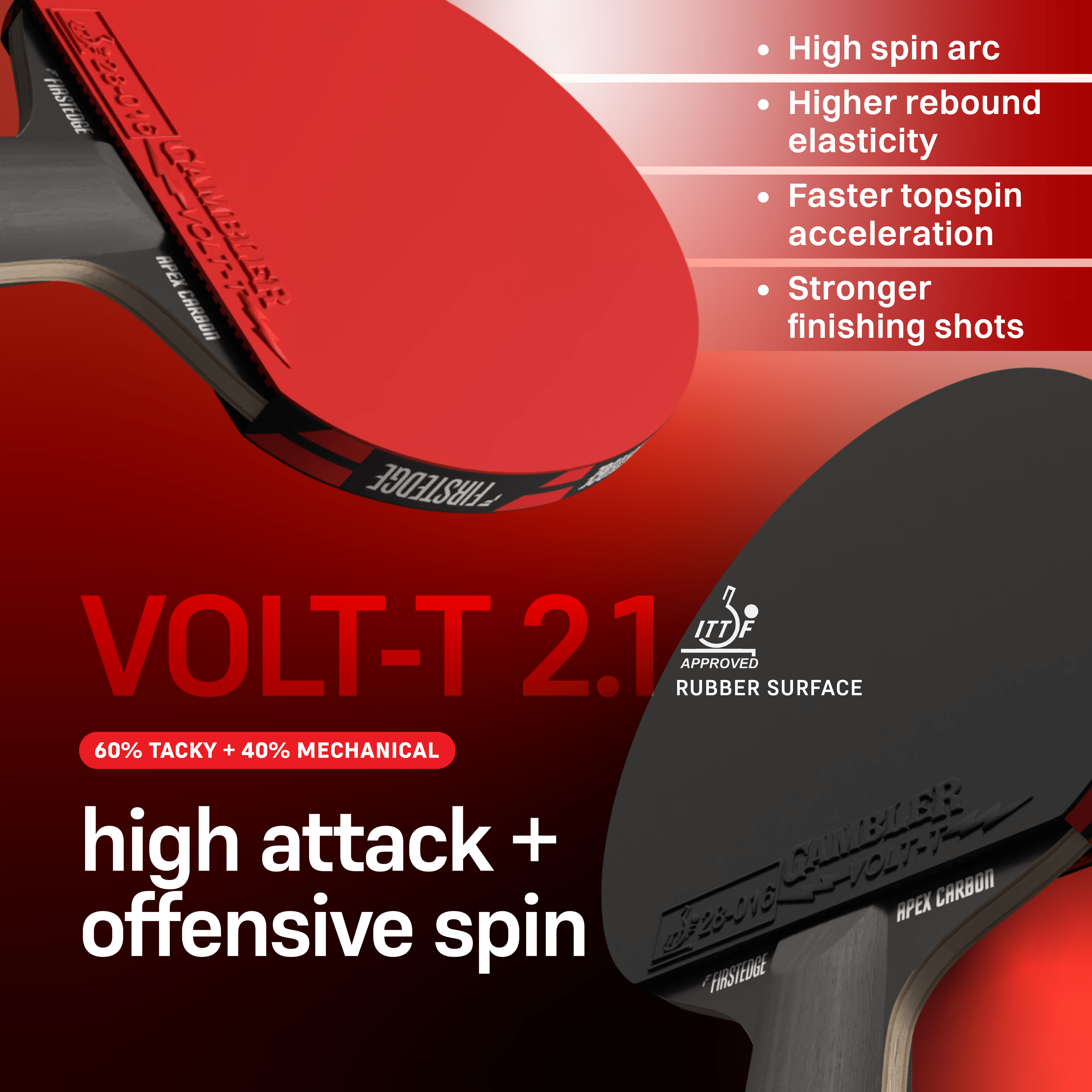 ApeX Carbon Table Tennis Racket With Cover