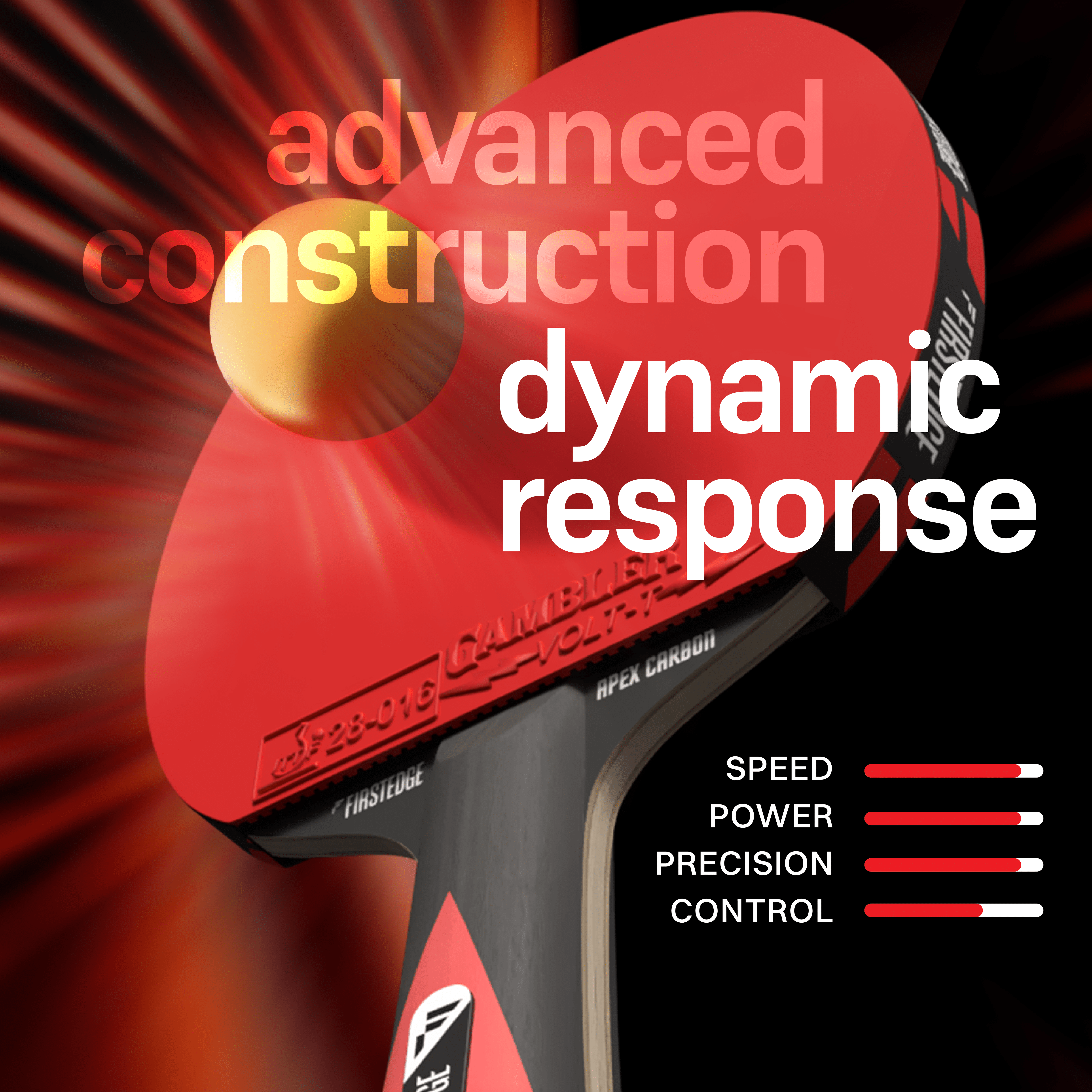 ApeX Carbon Table Tennis Racket With Cover