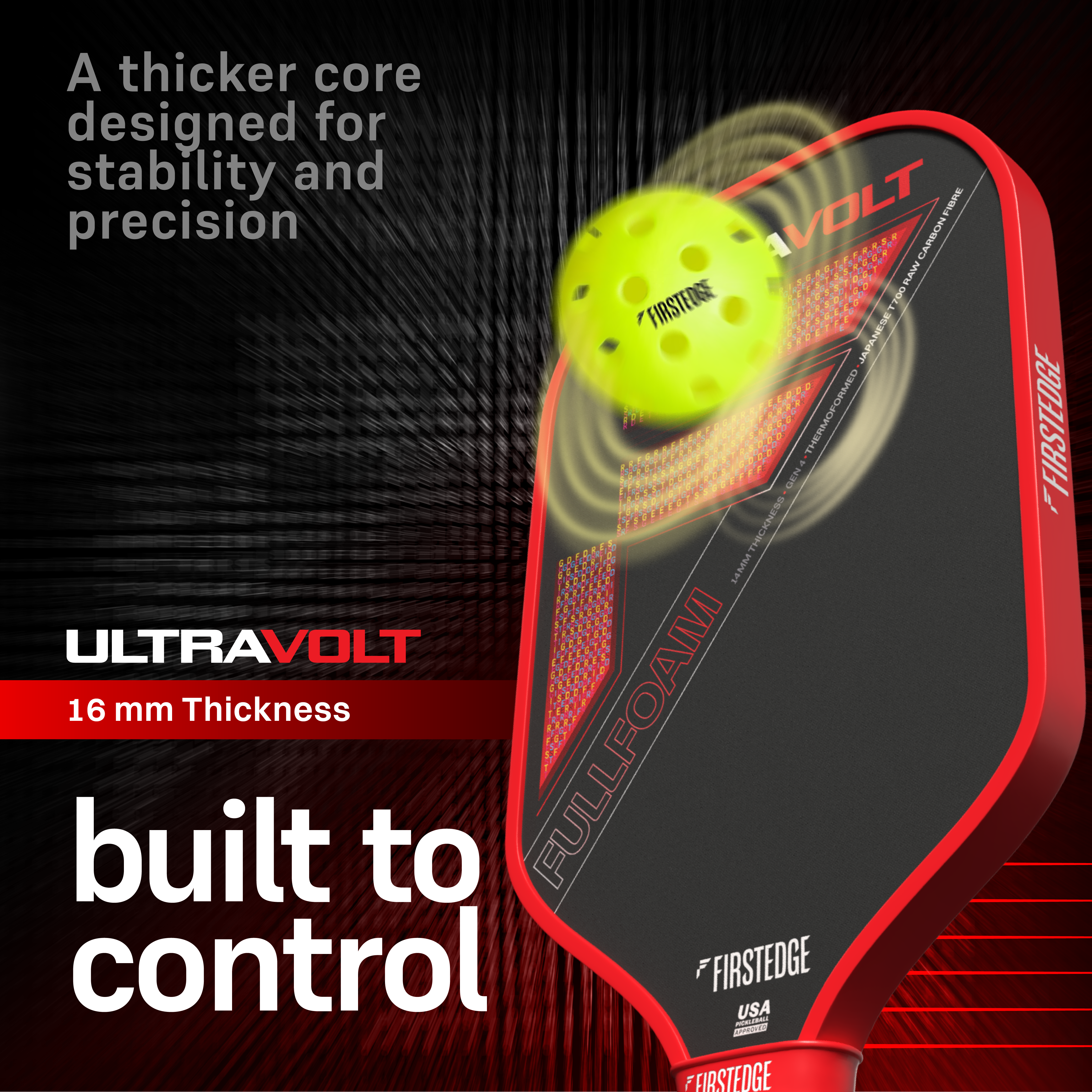 UltraVolt USAPA Approved Pickleball Paddle
